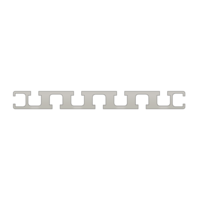 10-18018.5-0-48IN MODULAR SOLUTIONS EXTRUDED PROFILE<br>18.5MM X 180MM, CUT TO THE LENGTH OF 48 INCH